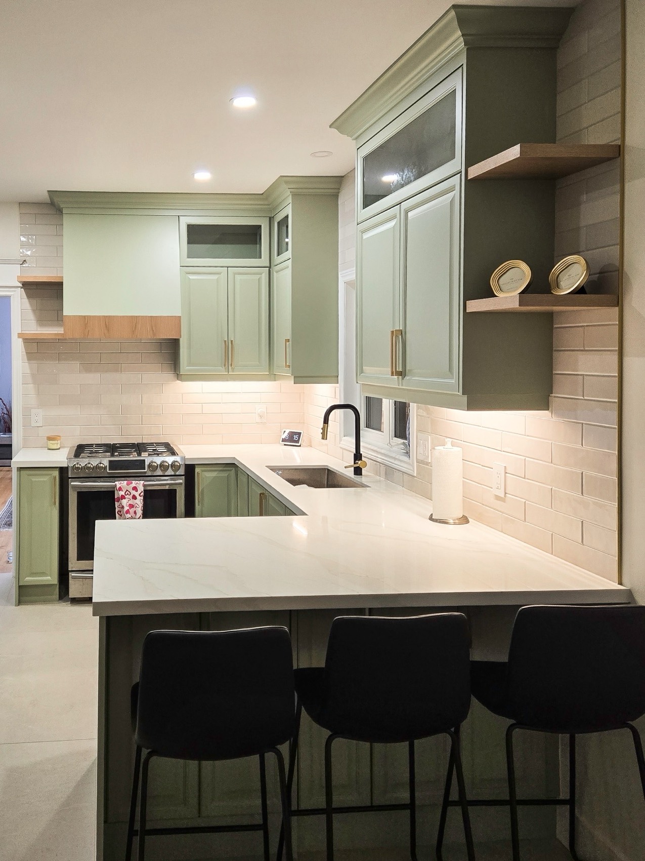 Sage Green Kitchen 1